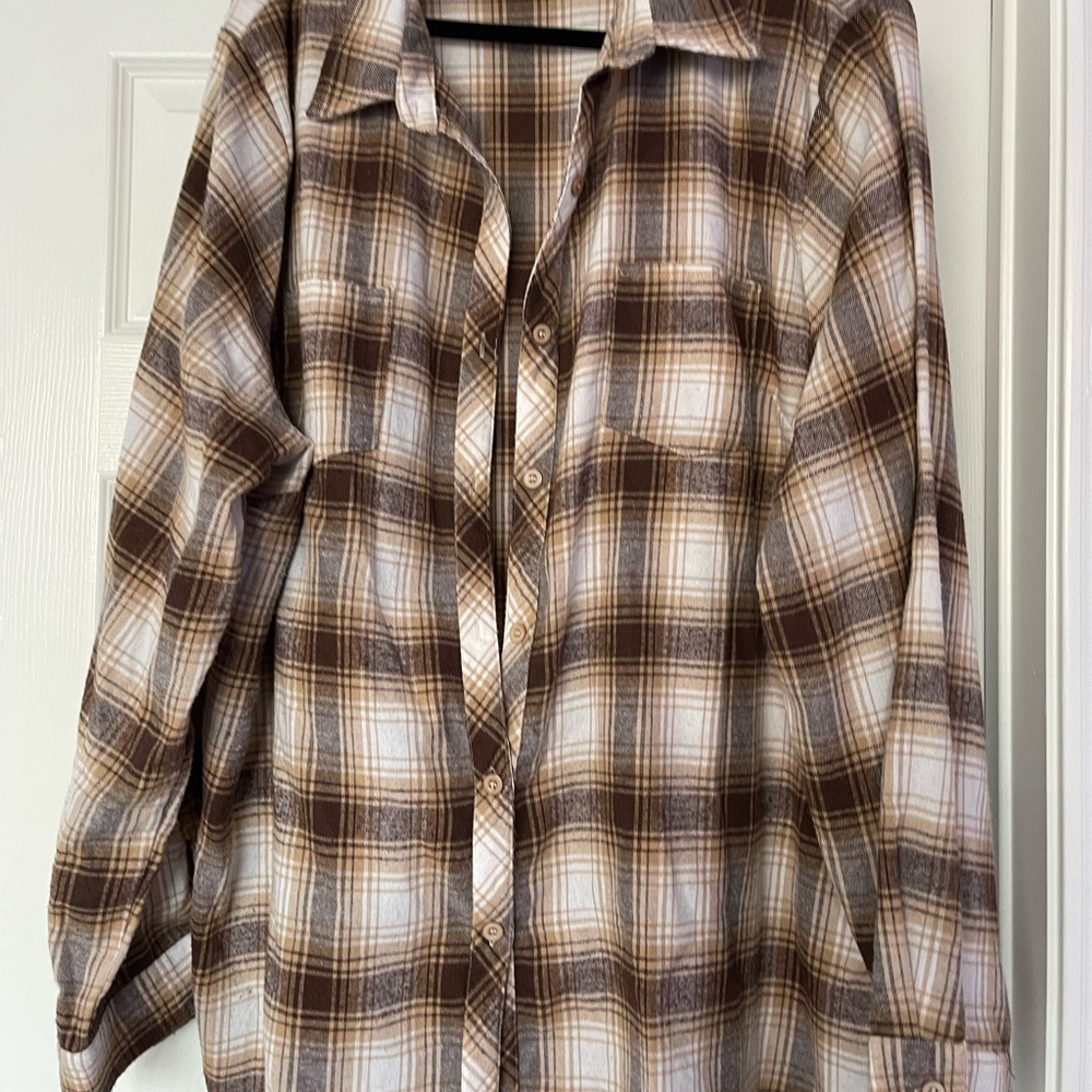 Flannel button down